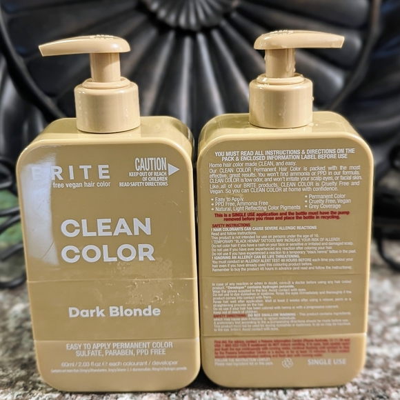 Brite Clean Color Dark Blonde Vegan Hair Color - Picture 2 of 3